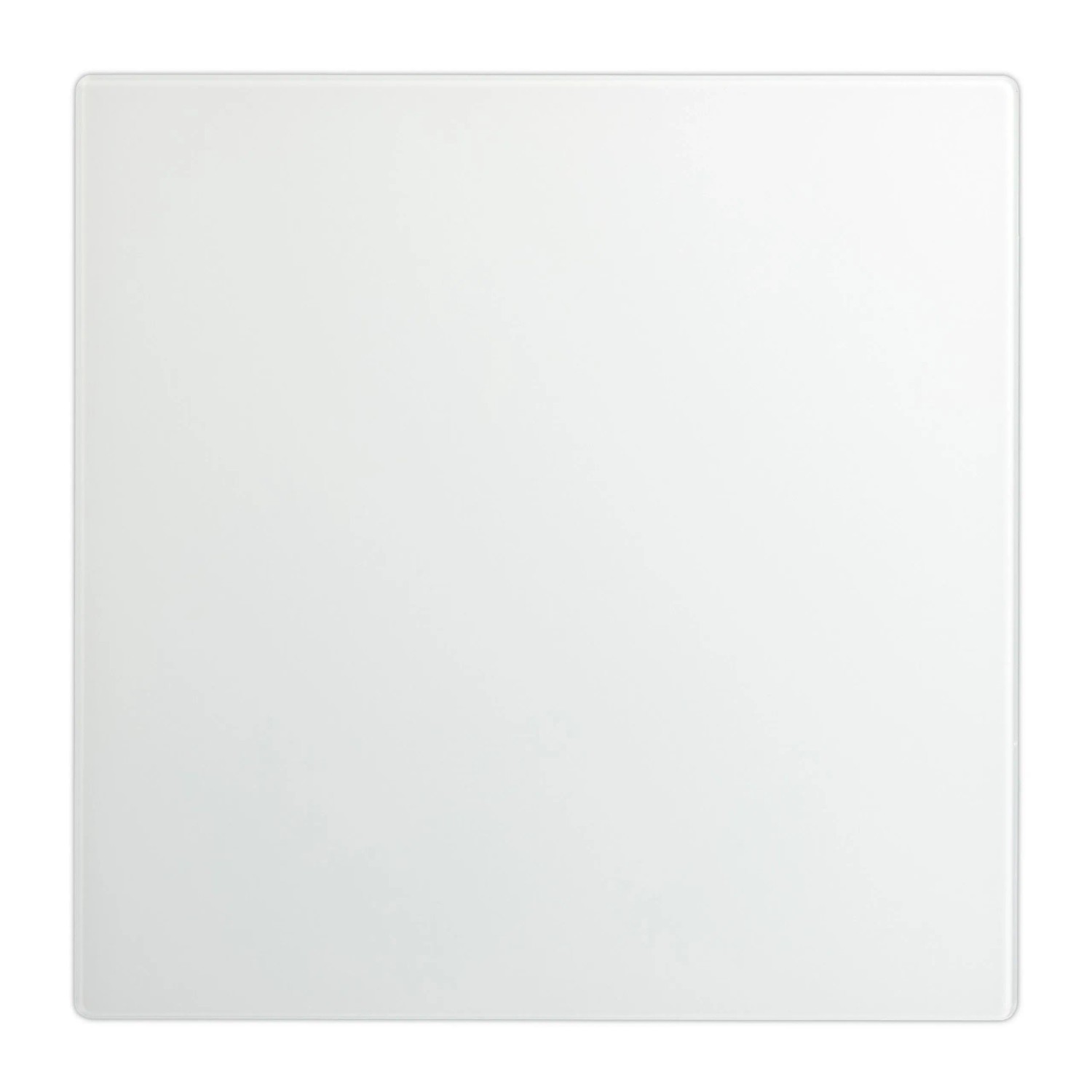 Relaxdays Glas Magnetboard Sicherheitsglas Weiß Magnetisch 40 cm x 40 cm 1,9 kg