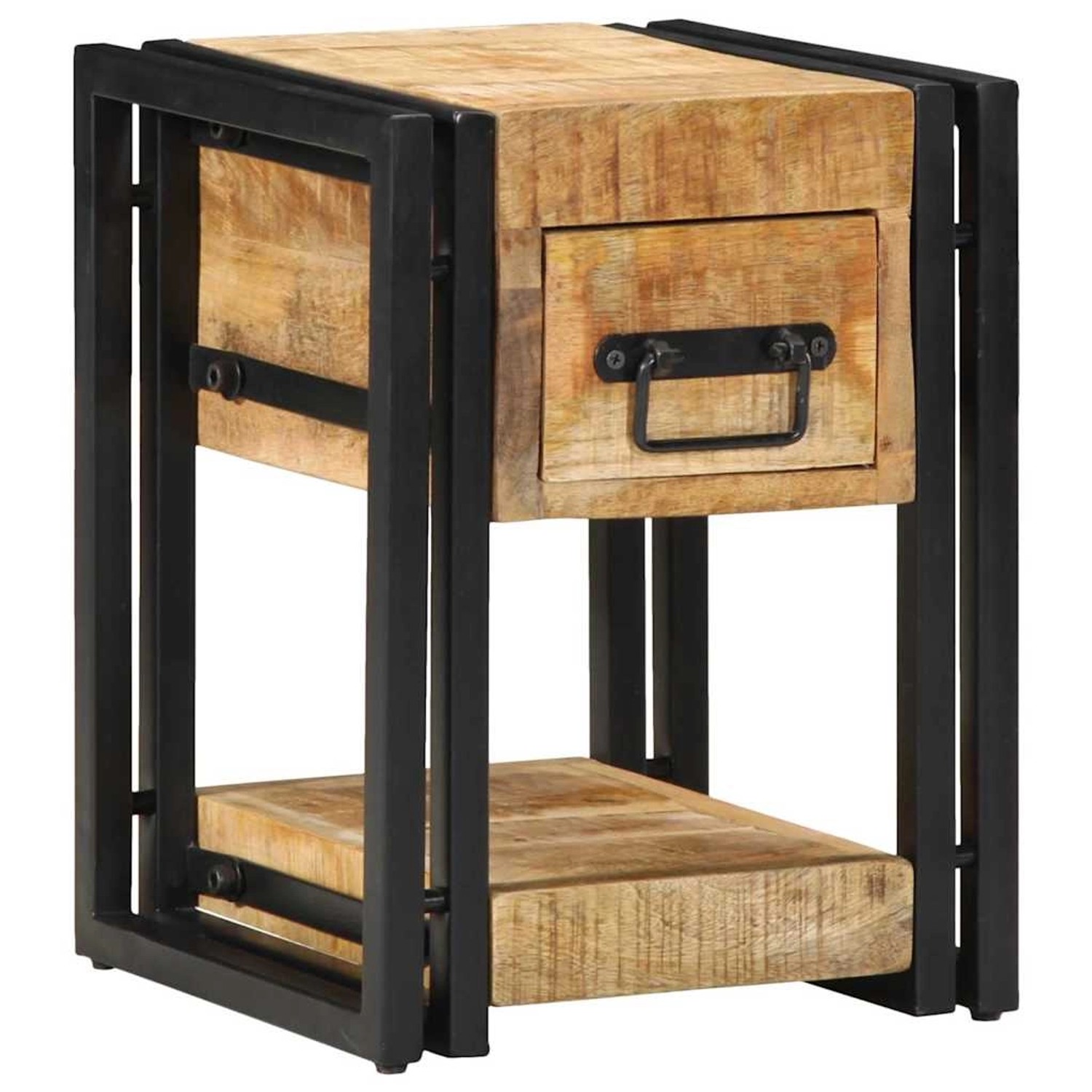 vidaXL Nachttisch 2 Stk Braun 30 x 30 x 40 cm Massivholz Mango 4016707 günstig online kaufen