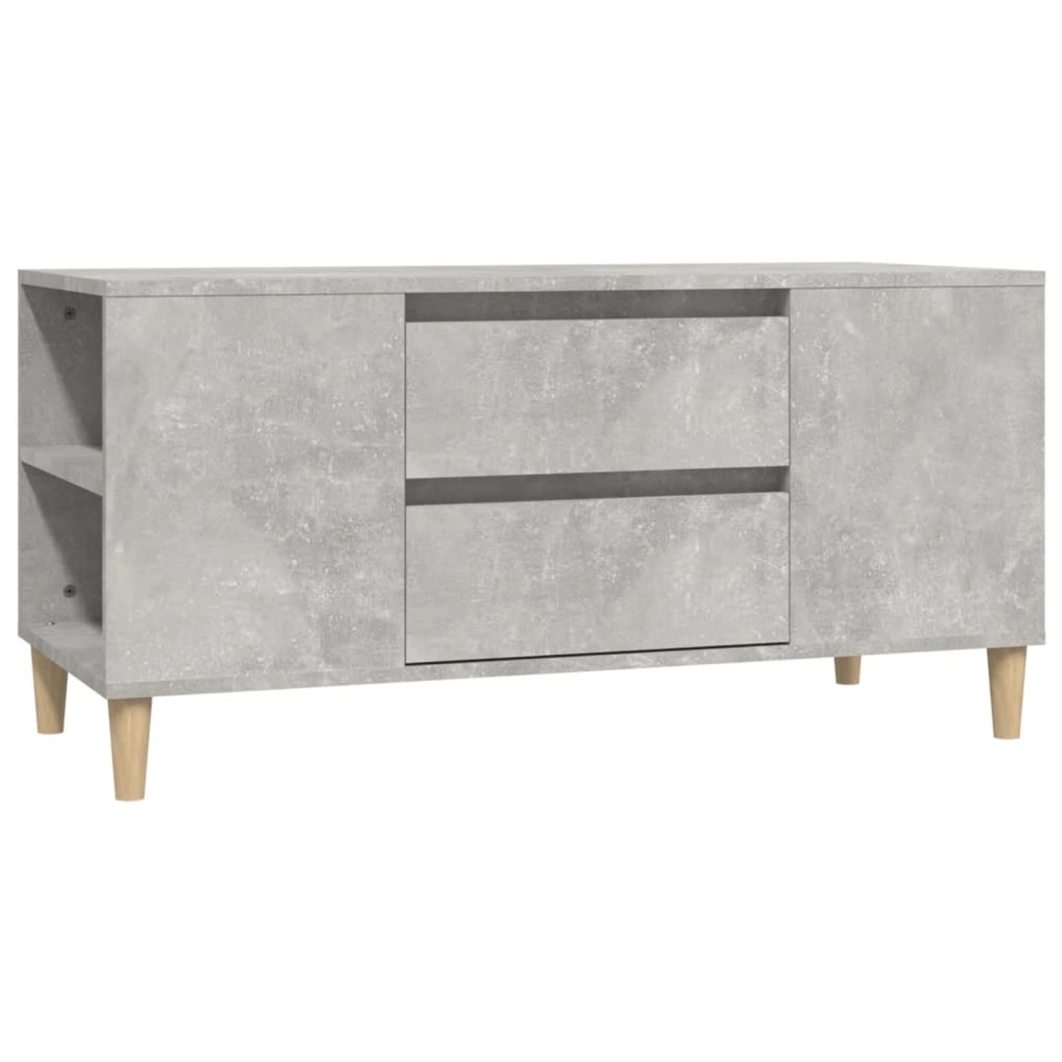 Vidaxl Tv-schrank Betongrau 102x44,5x50 Cm Holzwerkstoff günstig online kaufen