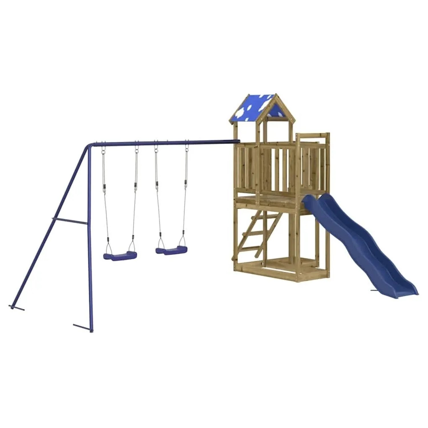 vidaXL Spielturm Imprägniertes Kiefernholz 3278979