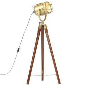 vidaXL Stehleuchte Dreibein Massivholz Mango 97 cm 286109