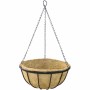Siena Garden Hängeampel Wrought, Ø 35 cm, mit Kokoseinlage, Kette und Haken.