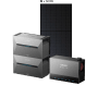 Anker Solix Solarbank Multisystem: Power Dock, zwei Solarbanks und 8 Solarpanels für Balkonkraftwerke.