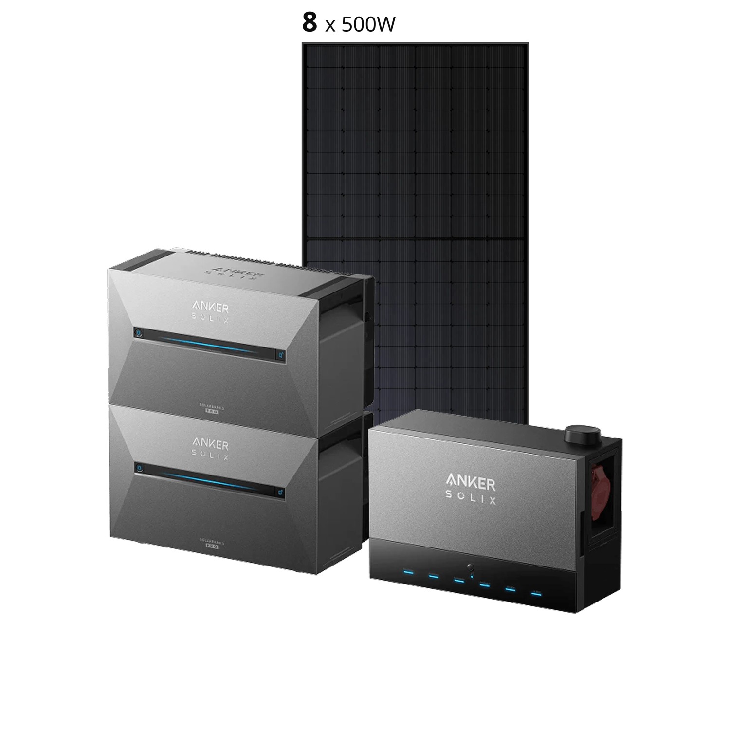 Anker Solix Solarbank Multisystem Power Dock 4.000 Wp Speicher 5,4 kWh