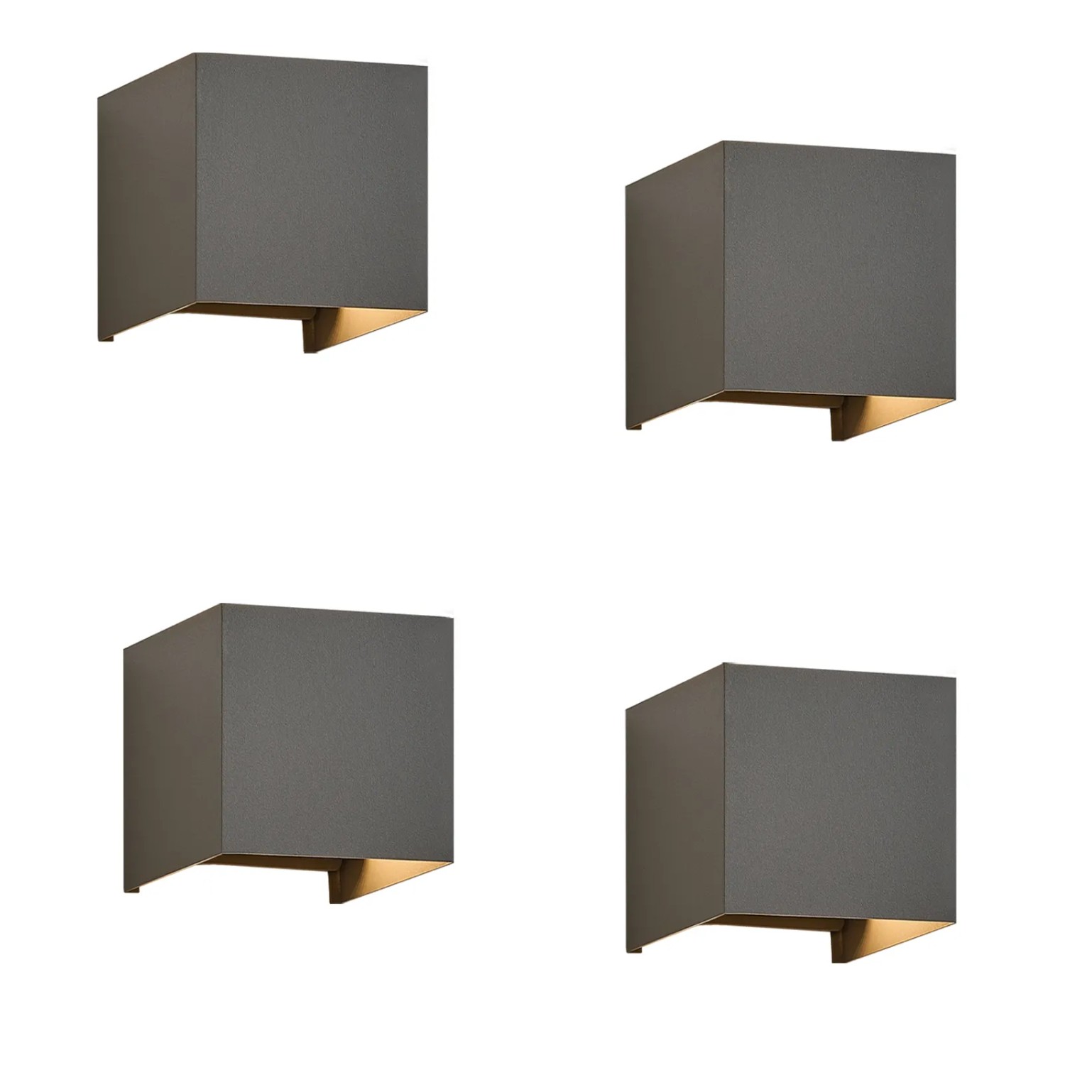 NETTLIFE LED Deckenleuchte aus Metall L10cm  3000K Modell BD G9 4ER HUI