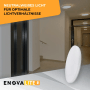 Weiße, runde ENOVALITE LED Deckenleuchte, 30W, für Bad und Feuchträume. Neutralweißes Licht.