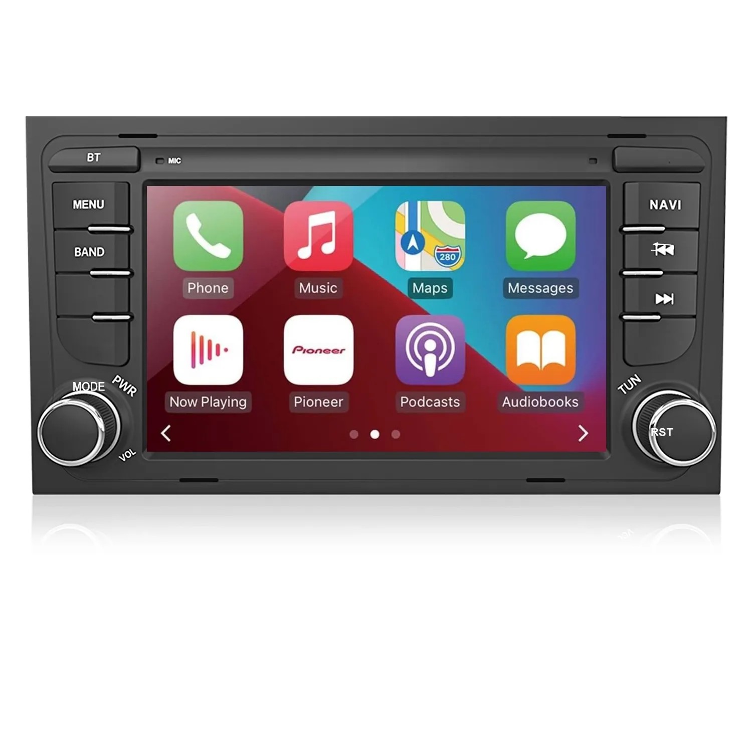 Junsun 7 Zoll Autoradio Für AUDI A4 2000 To 2009