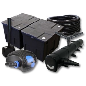 Sunsun Filter Set 60000L Teich 72W Klärer100W Eco Pumpe Schlauch Springbrunnen