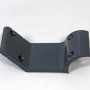 Handlaufkonsole aus Aluminium in Anthrazit, Zubehör für Holzhandläufe, 2er Set, Durchmesser 40 mm.