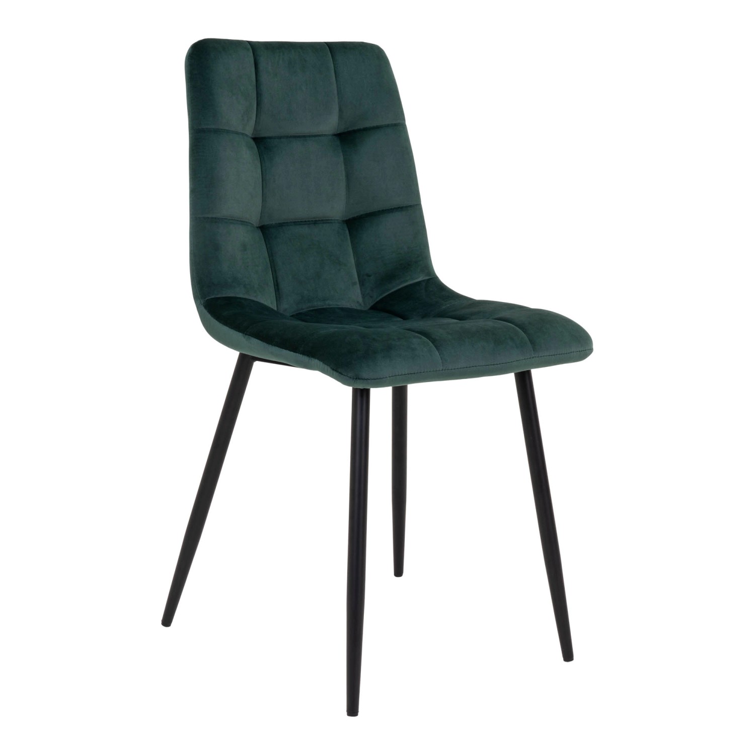 ebuy24 Middelfart Esszimmerstuhl Velour Dunkelgrün günstig online kaufen