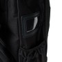 Detailaufnahme: Schwarzer Mephisto Werkzeugrucksack mit Visitenkartenfach und Einstecktasche.
