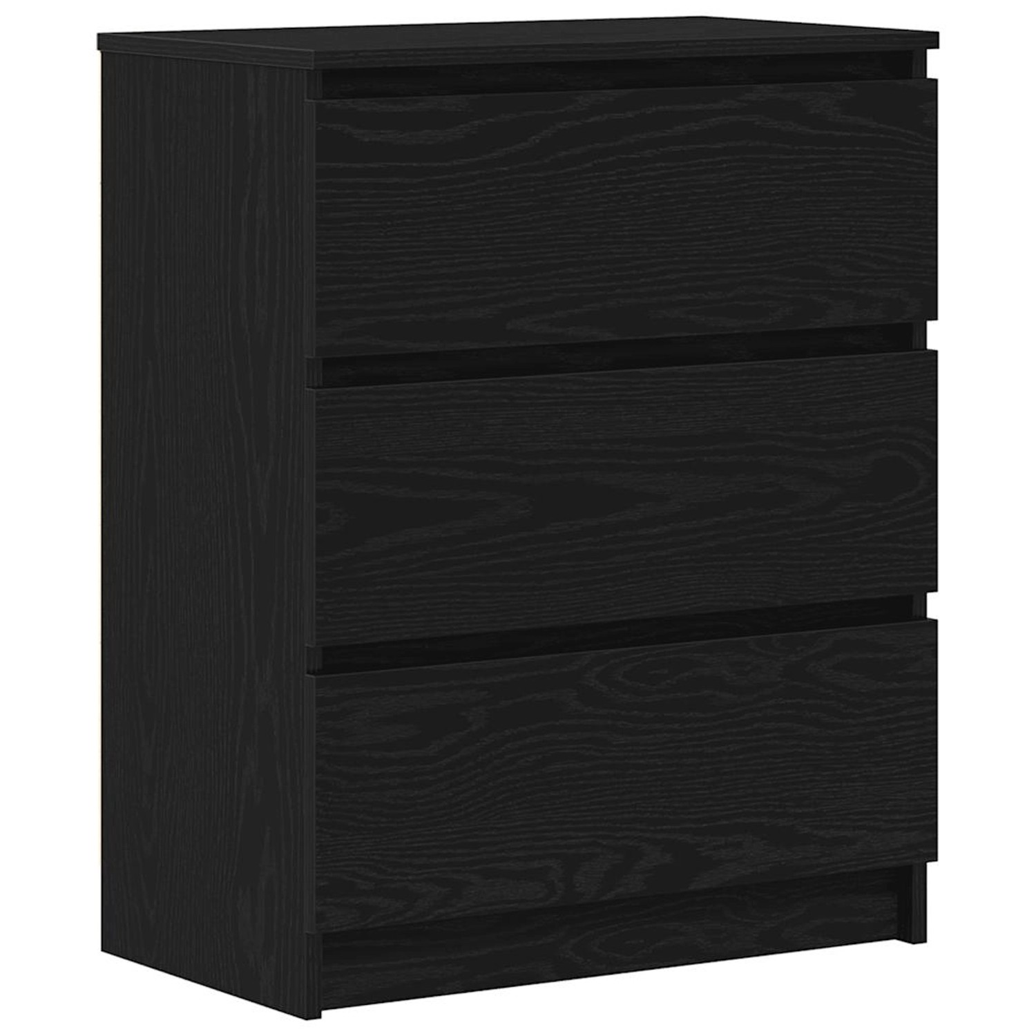 vidaXL Sideboard Schwarz Eichen-Optik 60x35x76 cm Holzwerkstoff 862493 günstig online kaufen