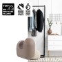 Taupefarbener Wagner Wandhaken Hooks4home Pill aus Bio-Kunststoff, 50x30x35 mm.