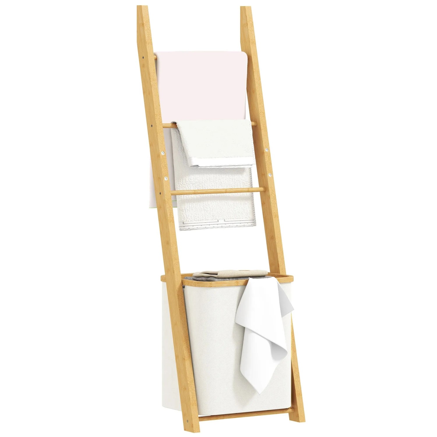HOMCOM-Badezimmer Regal-43L x 35B x 133H cm