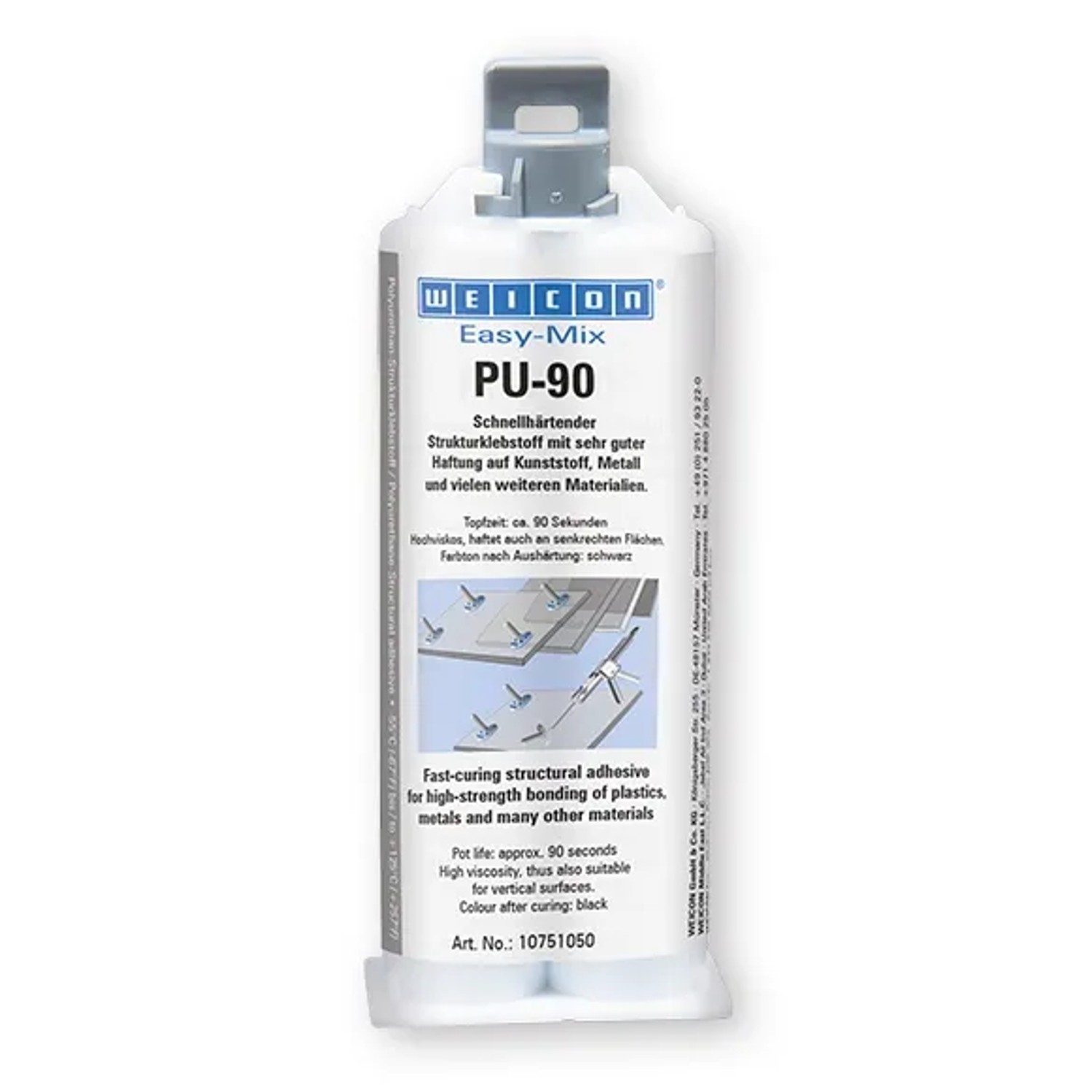 WEICON Easy-Mix N5000 50 Ml Epoxyd-Klebstoff Für Industrie, Metall