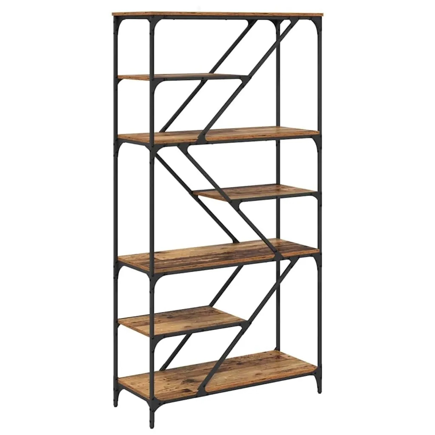 vidaXL Bücherregal Altholz 91 x 36 x 176 cm Holzwerkstoff 882778 günstig online kaufen