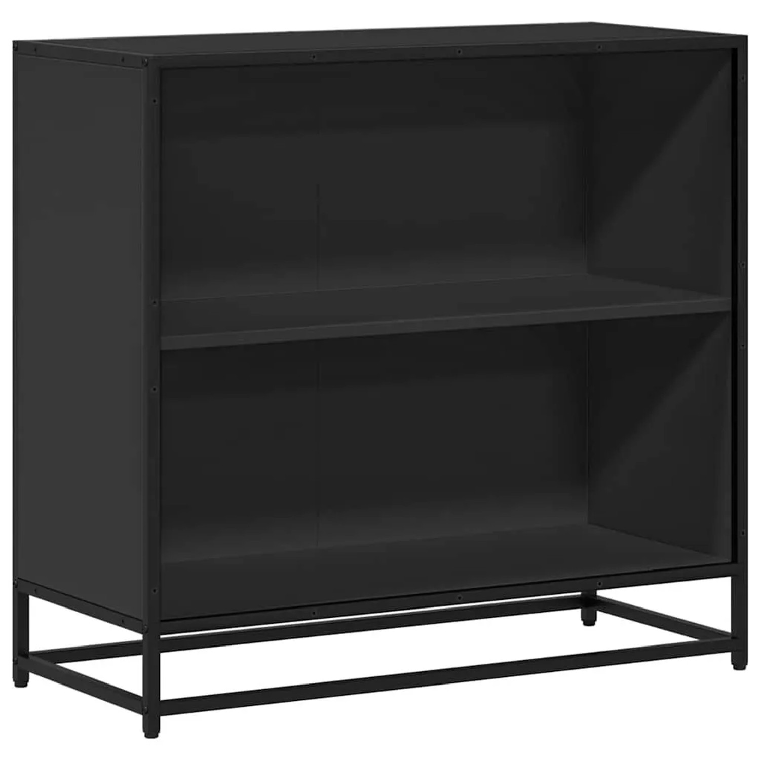 vidaXL Bücherregal Schwarz 80,5x35x76 cm Holzwerkstoff 849104 günstig online kaufen