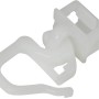Weißer Mydeco Klickgleiter für Gardinenschienen, geeignet für 3,2 cm x 1,1 cm Gardinenstangen.