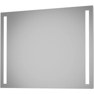 DSK Design LED-Lichtspiegel Silver Dream, 100x70 cm. Badspiegel mit seitlicher LED-Beleuchtung.