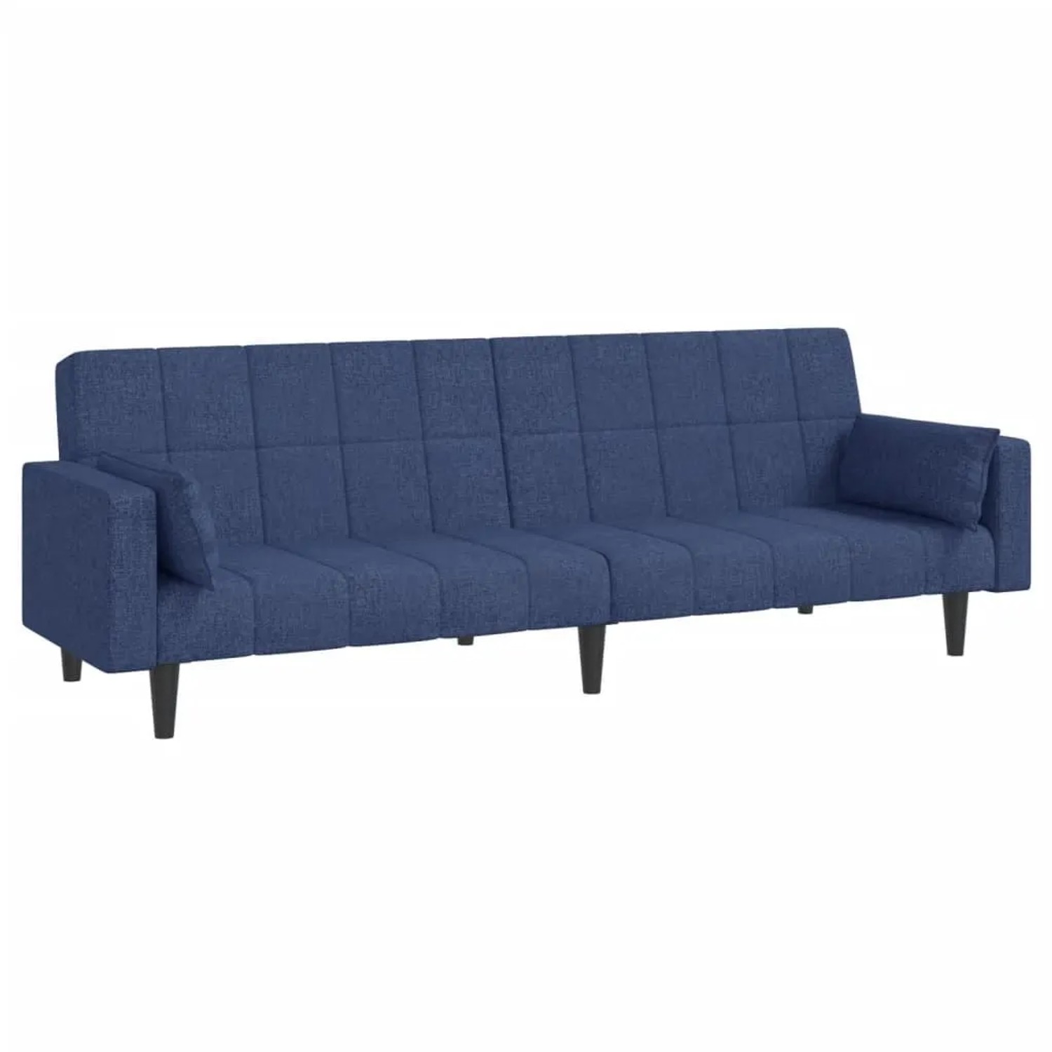 vidaXL Schlafsofa 2-Sitzer mit 2 Kissen Blau Stoff 375837 günstig online kaufen
