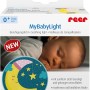 Reer Nachtlicht MyBabyLight Mond, blau, mit Mond-Motiv für Babys und Kinder.