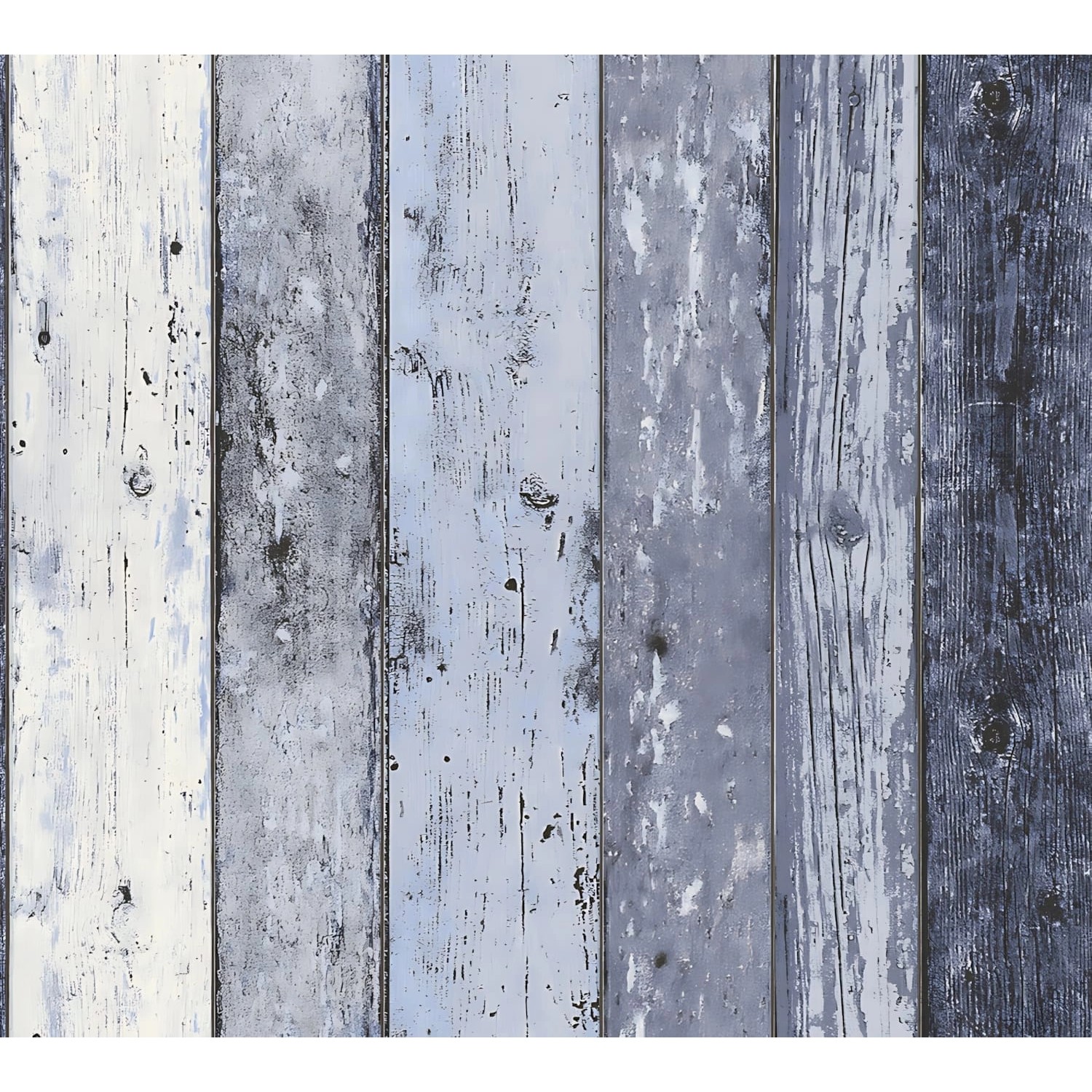 PROFHOME 855060-GU Holz Tapete Holzoptik Matt Blau 0,53 m x 10,05 m 5,33 m2 günstig online kaufen