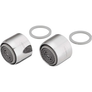 2er-Set SLC Wassersparstrahler M22, selbstreinigend, für Wasserhahn Mischdüsen.