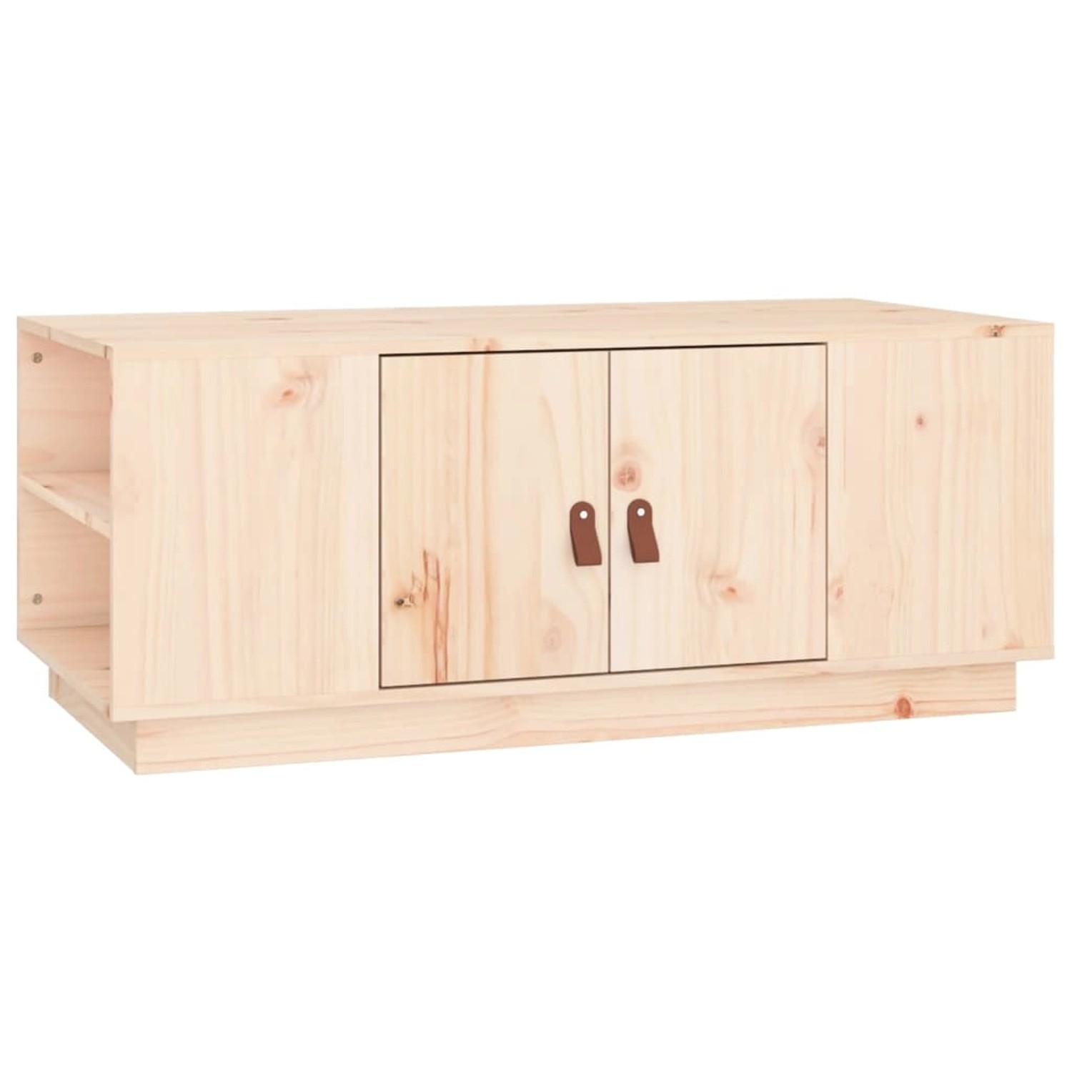 vidaXL Couchtisch 100x50x41 cm Massivholz Kiefer Modell 1 günstig online kaufen