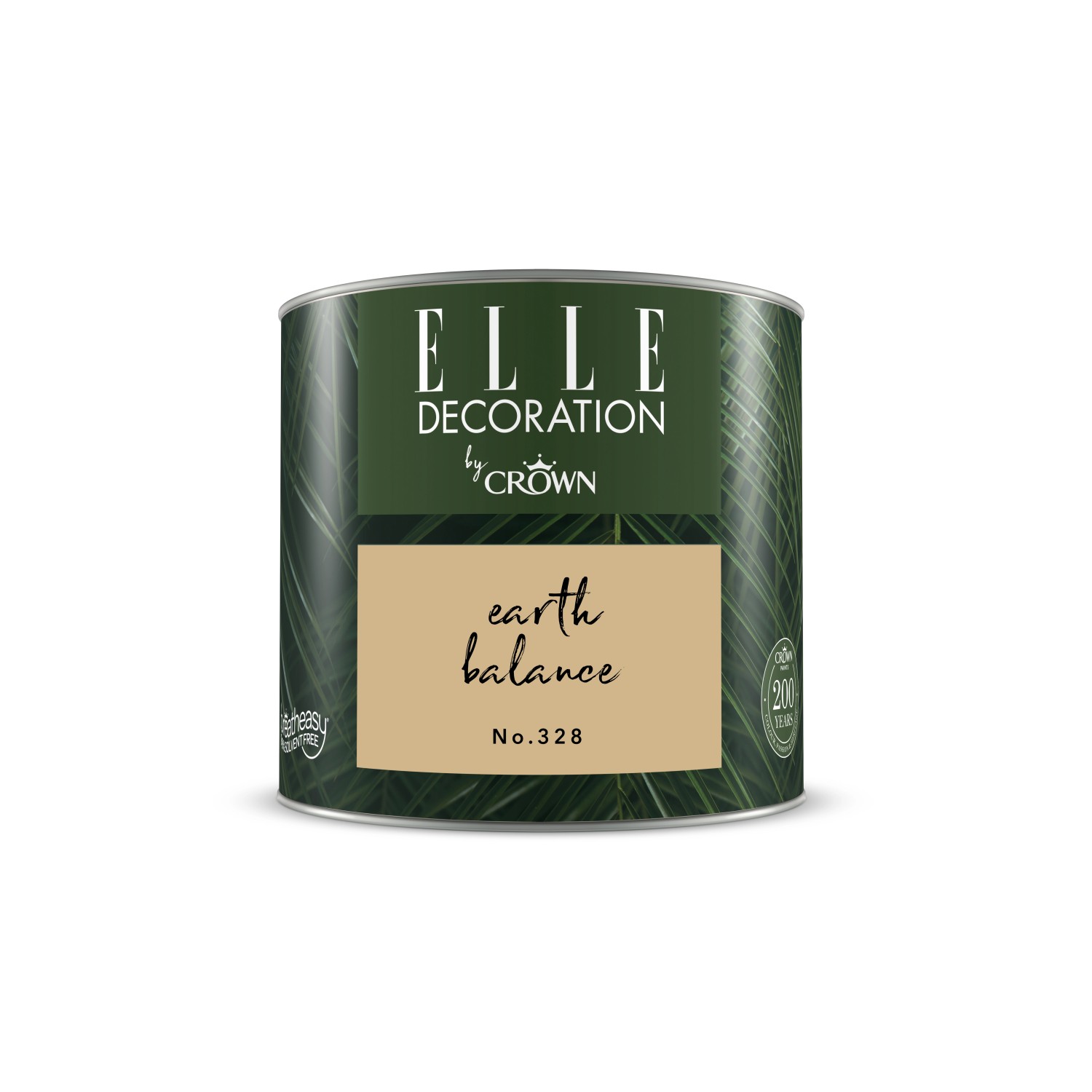 ELLE DECORATION by Crown Wandfarbe Earth Balance No. 328 matt 