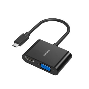 Hama Video-Adapter USB-C auf VGA & HDMI für PC, Notebook und Tablet. Zubehör für Computer & Multimedia.