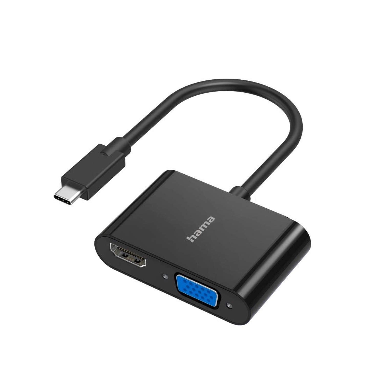 Thumbnail - Hama Video-Adapter 2in1 USB-C-Stecker - VGA & HDMI-Buchse Ultra-HD 4K