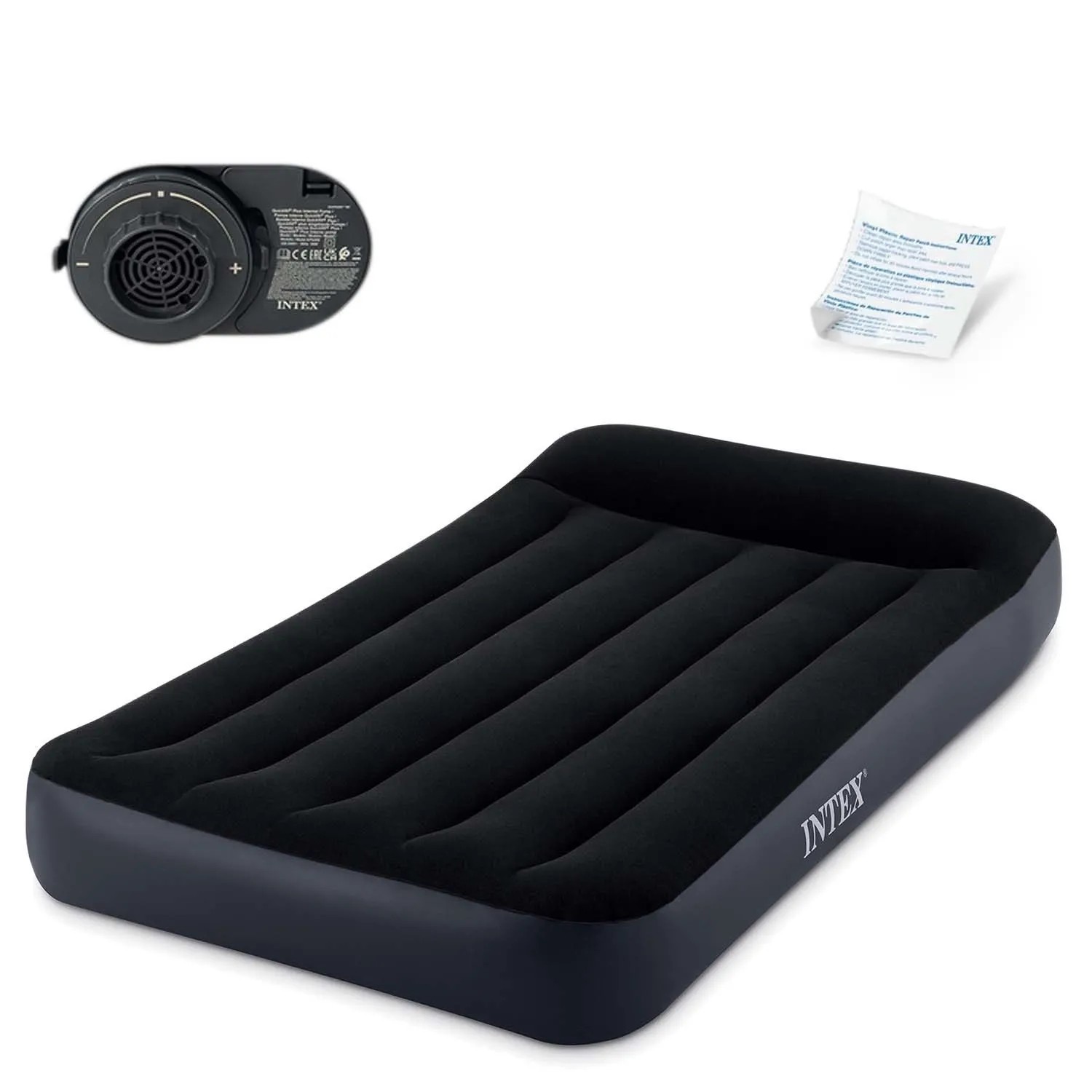 Intex Aufblasbare Matratze 191X99X25 Cm Mit Integrierter Elektrischer Pumpe 64146Nd
