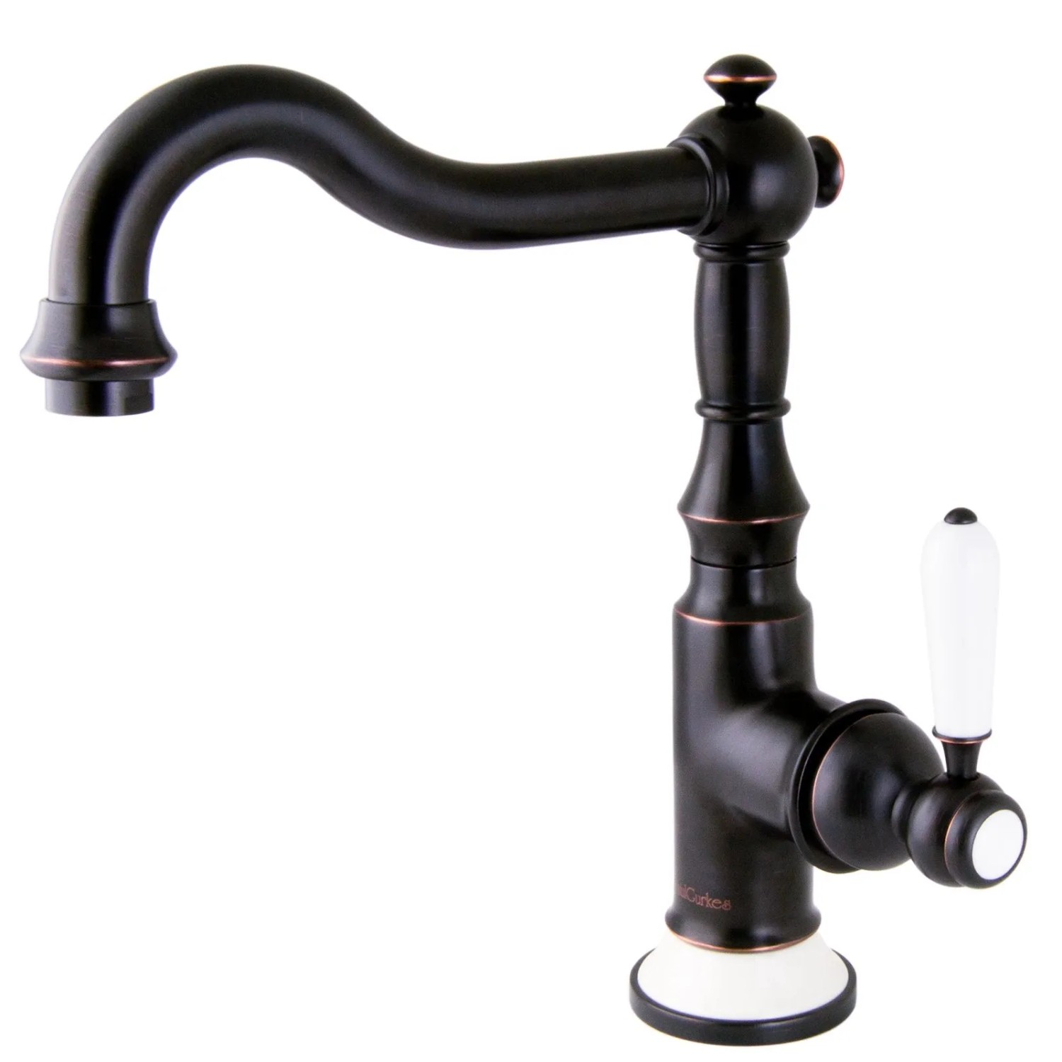 PaulGurkes Nostalgie Schwarze Waschtischarmatur Küchenarmatur im Retrodesign