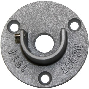 Gardinia Wandlager Industrial Home, Ø 25 mm, silberfarben für Stilgarnituren.