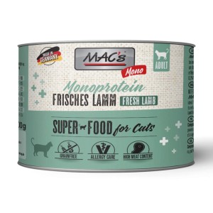 Mac's Katzen-Nassfutter Mono Sensitive Lamm mit Karotte 200 g