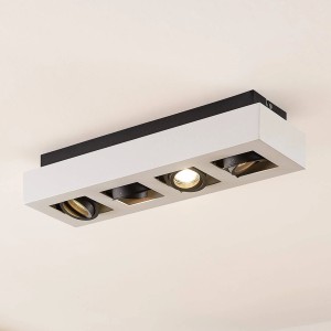 Arcchio Strahler Vince 9626677 Modern in Weiß aus Aluminium 4-flammig GU10 Küchenleuchte