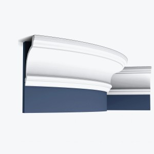ORAC Decor C217F LUXXUS flexible Stuckleiste, weiße Deckenleiste für den Innenbereich.
