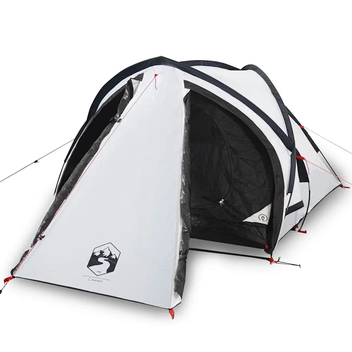 Furnicato Campingzelt Kuppel Weiß 320 X 140 X 120 Cm Verdunkelnd