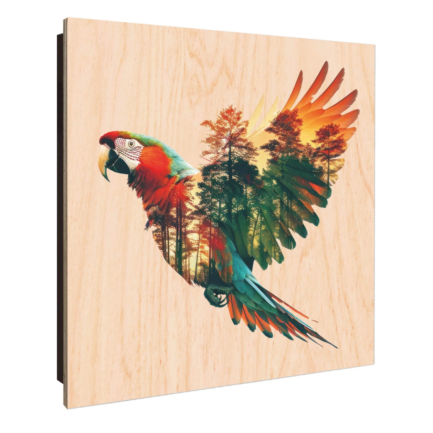 Banjado Großer Schlüsselkasten Holz 30x30cm Schwarz Scharnier Links 50 Hake günstig online kaufen
