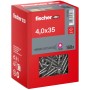Fischer PowerFast II A2 Holzschrauben, Senkkopf, 4x35 mm, 160 Stück im Karton.