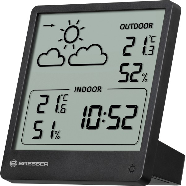 Renkforce RF-6417554 Thermo-hygromètre radiopiloté blanc RF-6417554 A764443