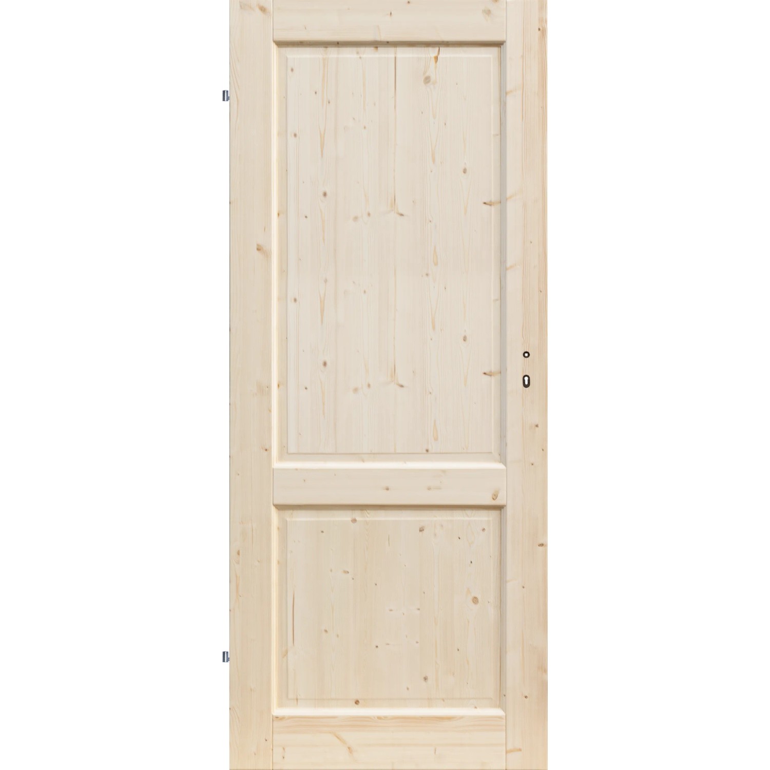 Zimmertür Landhaus 6002 Natur Fichte 98,5 cm x 198,5 cm DIN L