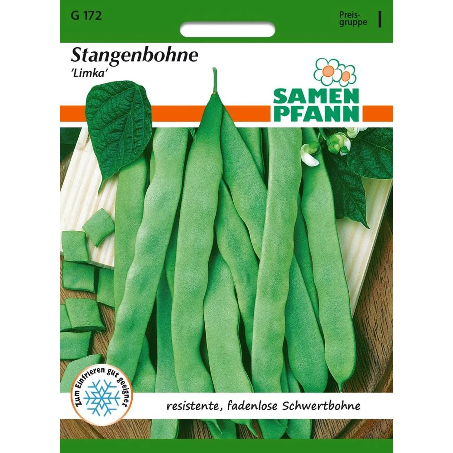 SAMEN PFANN Stangenbohne Limka