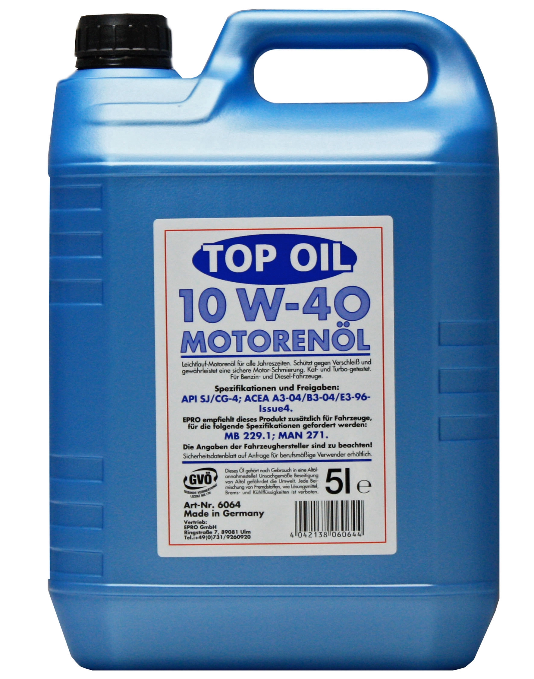 Top Oil 10W-40 5 l Motoröl kaufen bei OBI