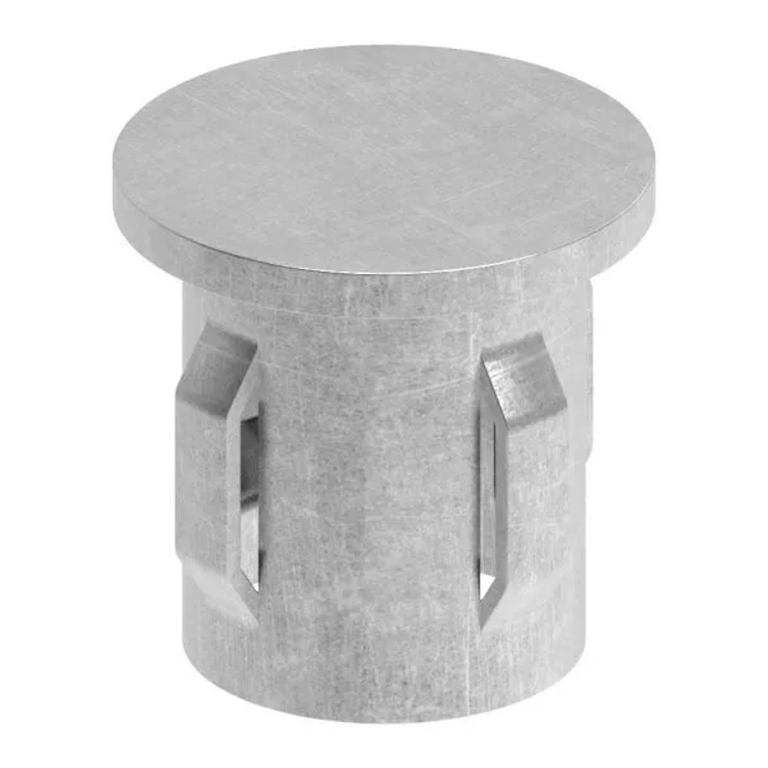 FeNau Einsteckkappe Stahl Für Rohr Ø 26,9 mm Wandstärke 1,8-2,2 mm Flach