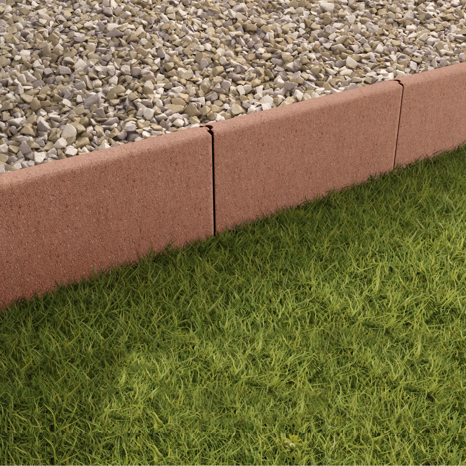 Kann Rasenkantenstein Beton Braun 30 x 100 x 5 cm bei OBI