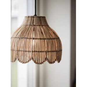 PR Home Pia Pendelleuchte aus Naturfasern, handgefertigt, skandinavisches Design.