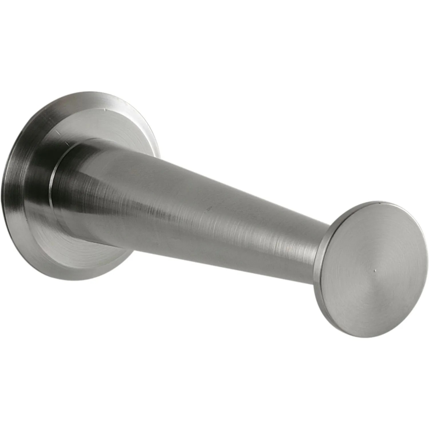 Simausrom Mantelhaken Medellot Platte Ø 30 mm Tiefe 73 mm Alu Vernickelt Glänzend
