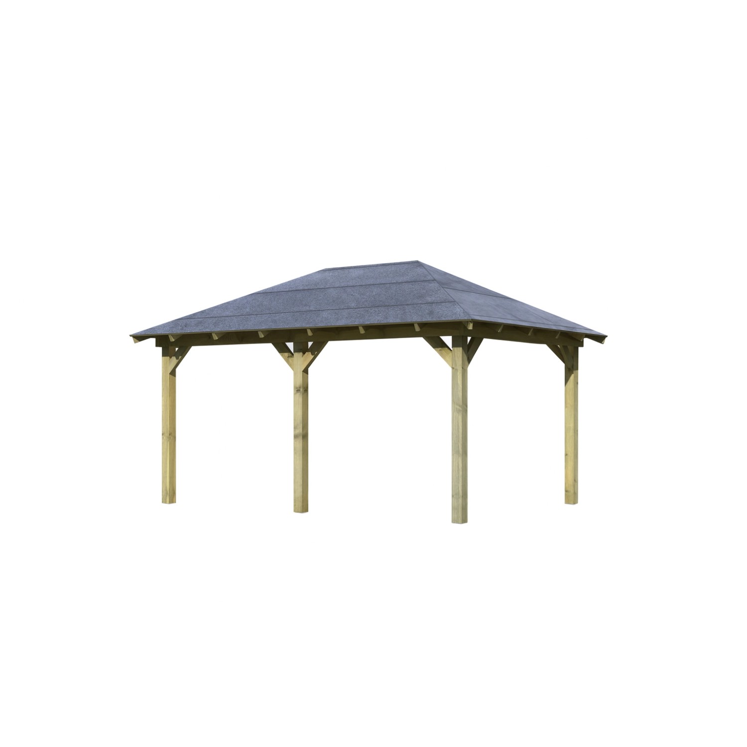 CHILLROI Woodfeeling Garten Pavillon Luxmburg 1 Kesseldruckimprägniertes Ho günstig online kaufen