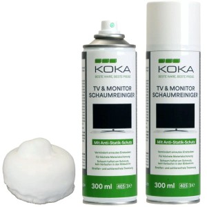 KOKA 2x TV & Monitor Schaumreiniger je 300ml
